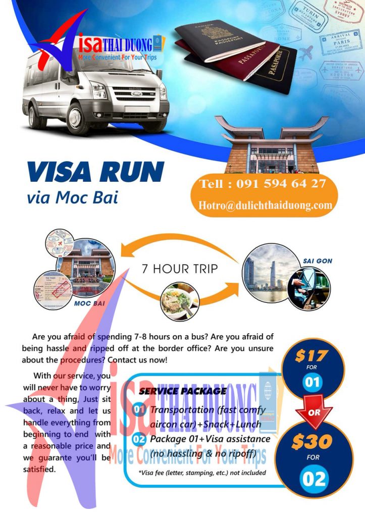 Hướng dẫn xin visa cho khách nước ngoài tại cửa khẩu Mộc Bài